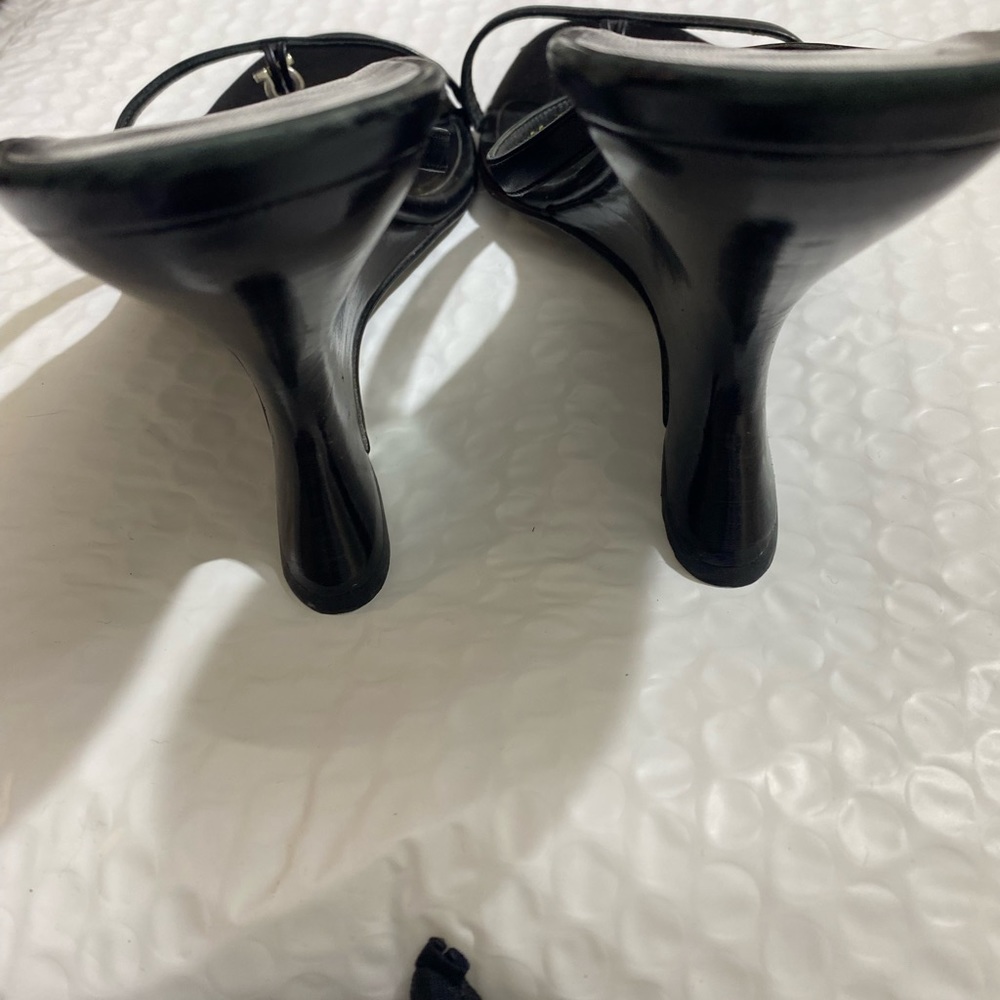 Black skinny platform Ferragamo - Picture 4 of 5
